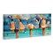 Stupell Industries Nude Ladies Summer Beach Wine Canvas Wall Art